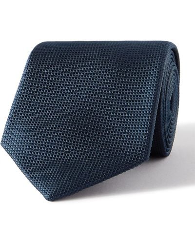 Charvet 7cm Silk-jacquard Tie - Blue