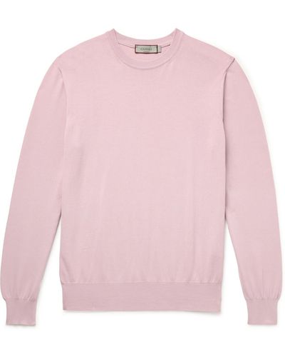 Canali Cotton Sweater - Pink
