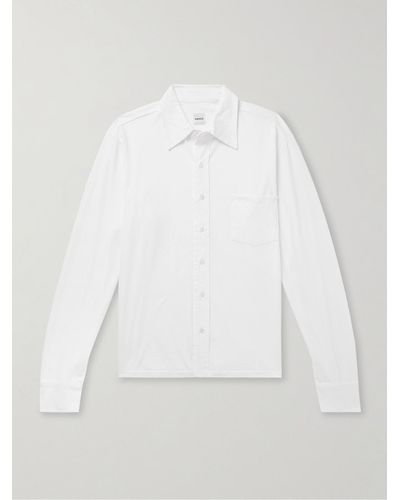 Aspesi Camicia in jersey di cotone - Bianco