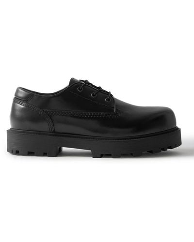 Givenchy Storm Leather Derby Shoes - Black