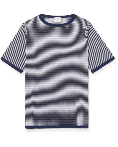 Kingsman Striped Wool T-shirt - Gray