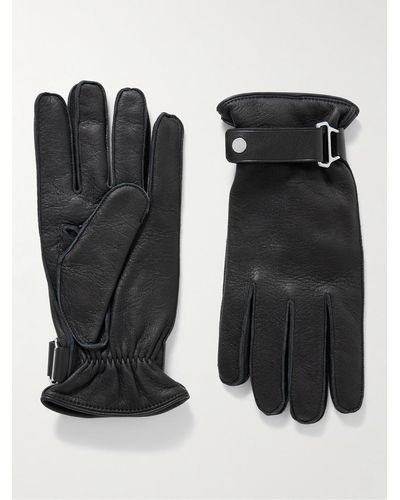 Dunhill Leather Gloves - Black