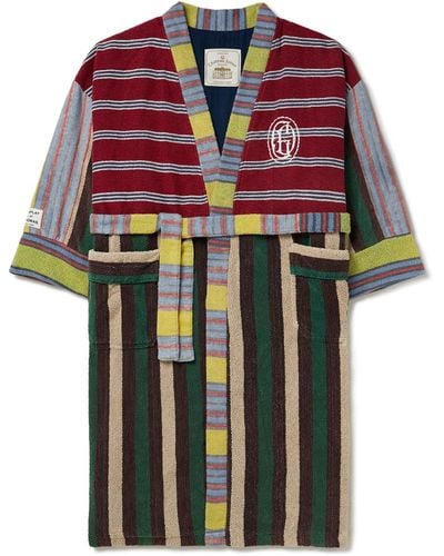 GALLERY DEPT. Chateau Josue Logo-embroidered Upcycled Cotton-terry Robe - Multicolor