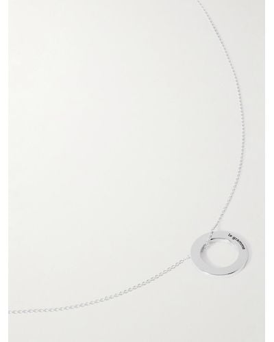 Le Gramme Le 2.5 Sterling Silver Necklace - Natural