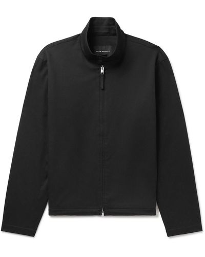 Club Monaco Stretch-cotton Twill Jacket - Black