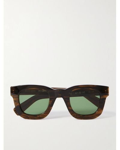 Brain Dead Elia Square-frame Tortoiseshell Acetate Sunglasses - Green