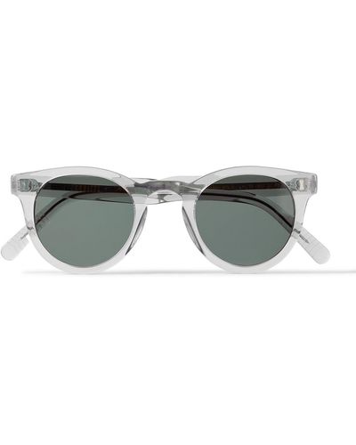 MR P. Cubitts Herbrand Round-frame Acetate Sunglasses - Green