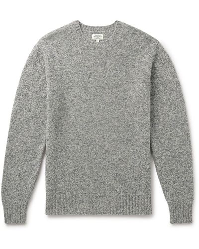 Hartford Virgin Wool Sweater - Gray