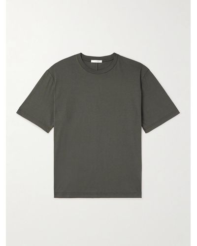 The Row Errigal Cotton-jersey T-shirt - Grey