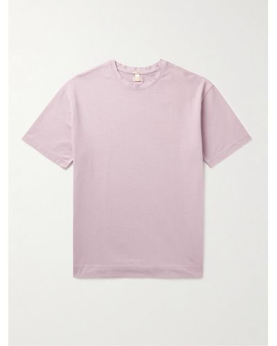 Massimo Alba T-shirt in jersey di cotone Nevis - Rosa