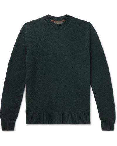 Loro Piana Parksville Baby Cashmere Sweater - Green