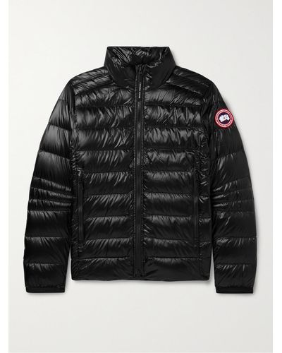 Canada Goose Lodge Quilted Ripstop Down Jacket in Blue for Men