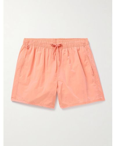 CDLP Straight-leg Mid-length Swim Shorts - Pink