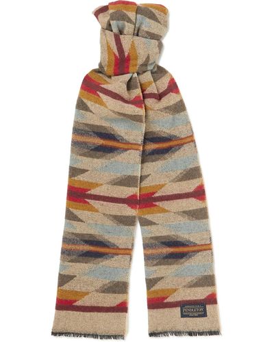 Pendleton Jacquard-knit Wool Scarf - Multicolor