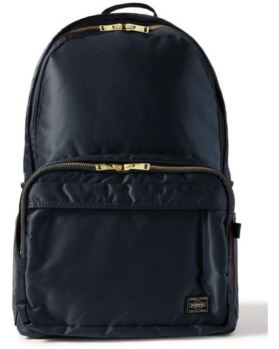 Porter-Yoshida and Co Tanker Nylon Backpack - Blue