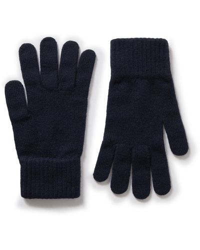William Lockie Cashmere Gloves - Blue