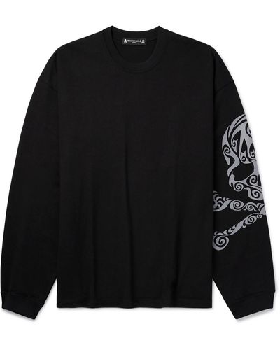 MASTERMIND WORLD Purple Oversized Long Sleeve T-Shirt