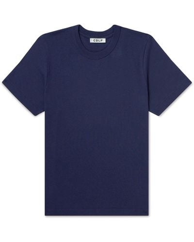 CDLP Lyocell And Pima Cotton-blend Jersey T-shirt - Blue
