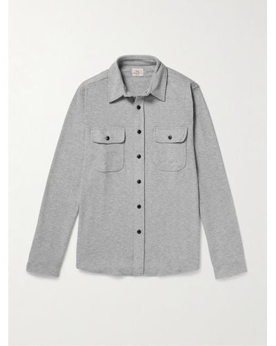 Faherty Legendtm Knitted Shirt - Grey