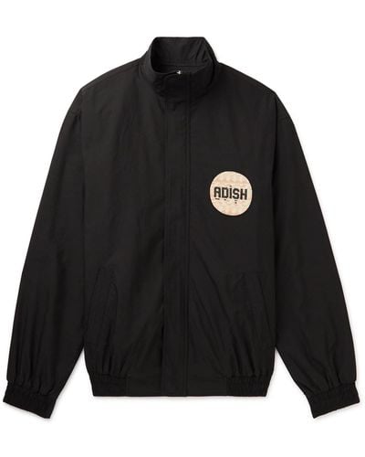 Adish Logo-appliquéd Cotton-ripstop Jacket - Black