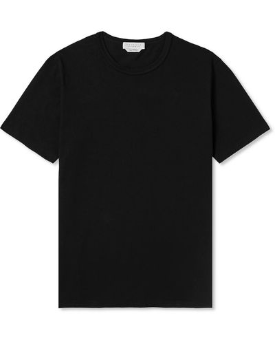 Gabriela Hearst Bandeira Cotton-jersey T-shirt - Black