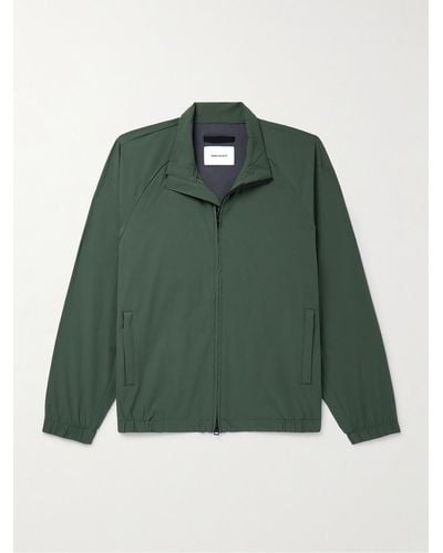 Norse Projects Giacca harrington in shell Korso - Verde