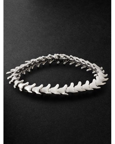 Shaun Leane Serpent's Trace Sterling Silver Bracelet - Black