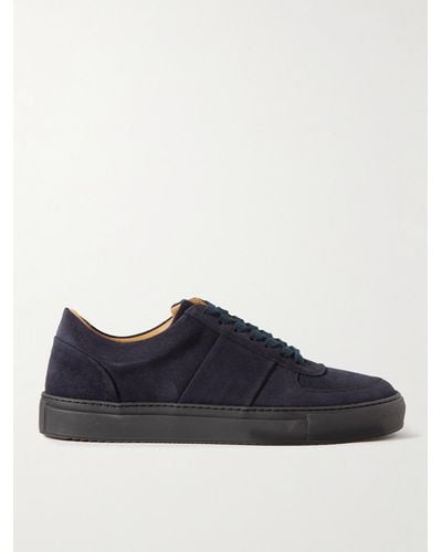 MR P. Larry Regenerated Suede By Evolo® Trainers - Blue