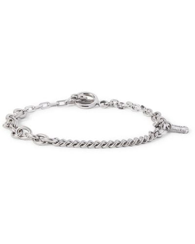 Paul Smith Silver-tone Chain Bracelet - White