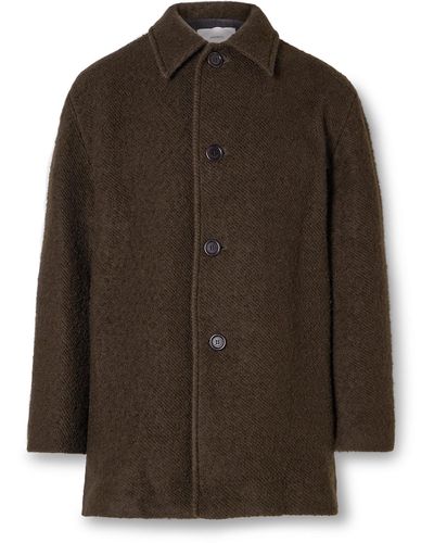 Amomento Wool-blend Coat - Brown