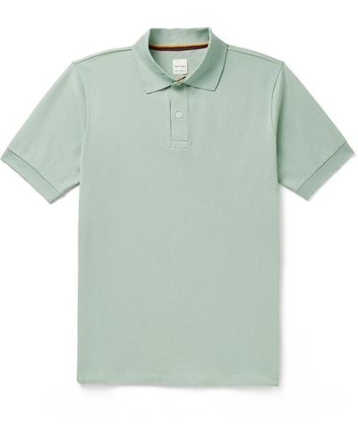 Paul Smith Cotton-piqué Polo Shirt - Green