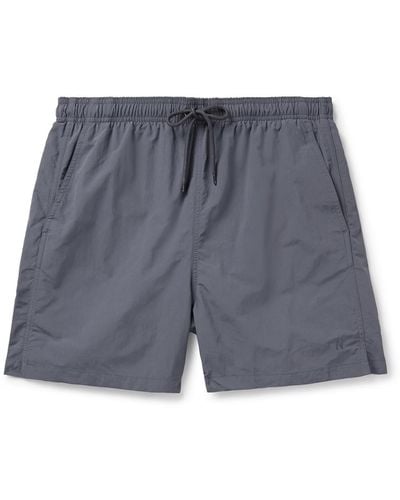Norse Projects Hauge Straight-leg Mid-length Recycled Swim Shorts - Gray