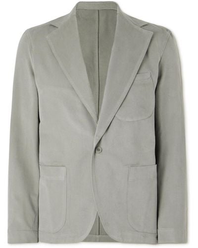 STÒFFA Cotton-twill Suit Jacket - Gray