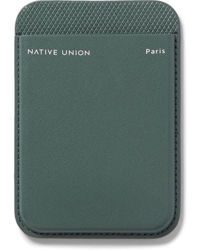 Native Union (re)classic Yatay Recycled Faux Leather Magnetic Wallet - Green