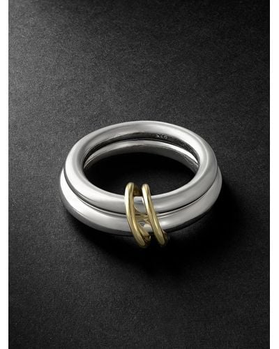Spinelli Kilcollin Virgo Silver And Gold Ring - Metallic