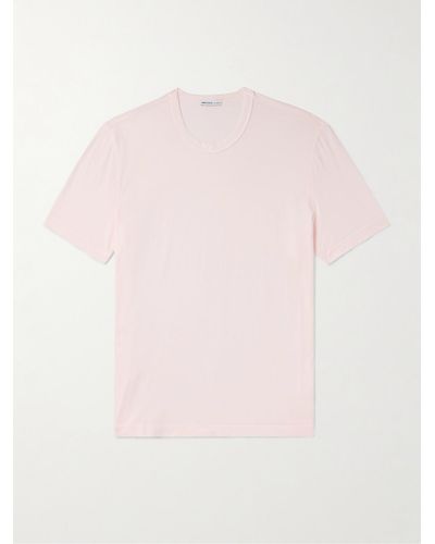 James Perse Cotton-jersey T-shirt - Pink