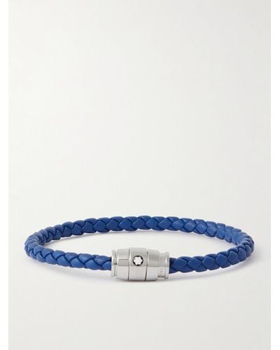 Montblanc Woven Leather - Blue