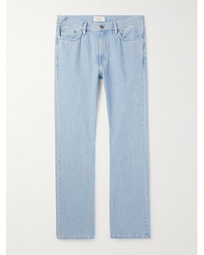 MR P. Straight-leg Organic Jeans - Blue
