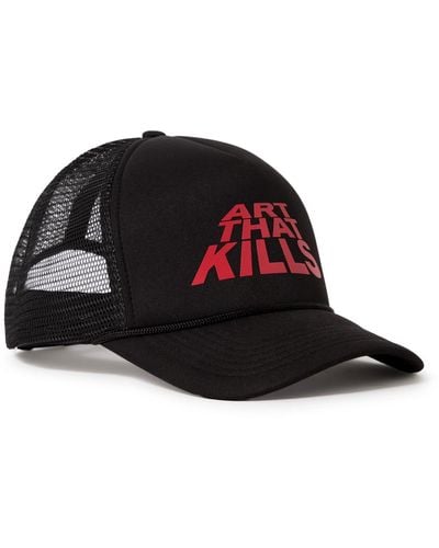 GALLERY DEPT. Printed Canvas And Mesh Cap - Black