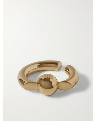 Balenciaga Gold-tone Ear Cuff - Metallic