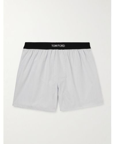 Tom Ford Boxer in cotone - Bianco