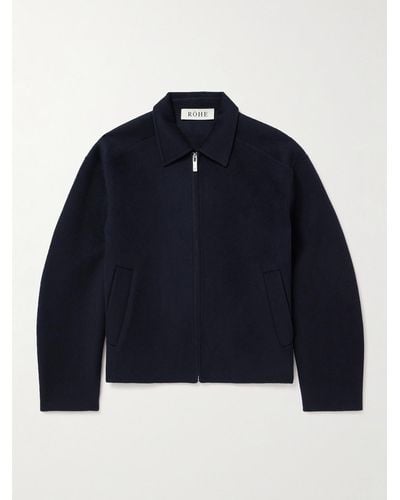 Rohe Wool-blend Jacket - Blue