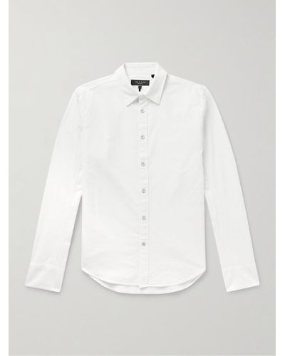 Rag & Bone Hemd aus Baumwoll-Oxford - Weiß