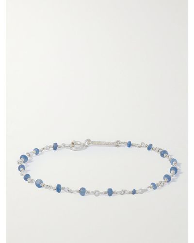 Pearls Before Swine Taeus Silver Sapphire Bracelet - Natural