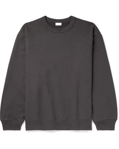 Dries Van Noten Oversized Cotton-jersey Sweatshirt - Black