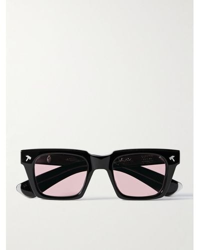 Jacques Marie Mage Quentin Square-frame Acetate Sunglasses - Black