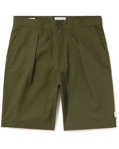 WTAPS Straight-leg Ripstop Cargo Shorts - Green