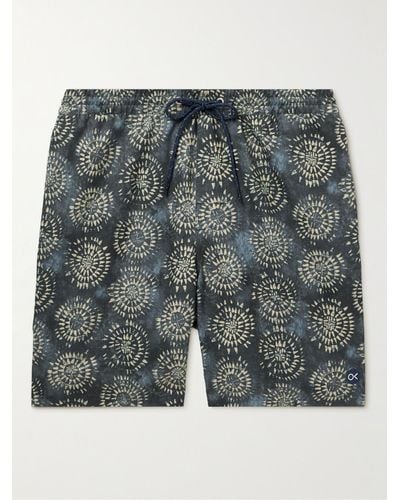Outerknown Nomadic Volley Straight-leg Mid-length Recycled Swim Shorts - Grey