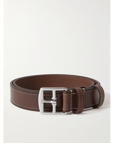 Anderson's 3.5cm Leather Belt - Brown