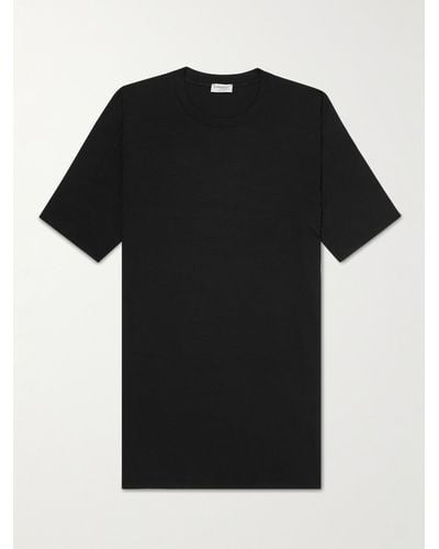 Zimmerli of Switzerland Pureness T-Shirt aus Stretch-MicroModal® - Schwarz